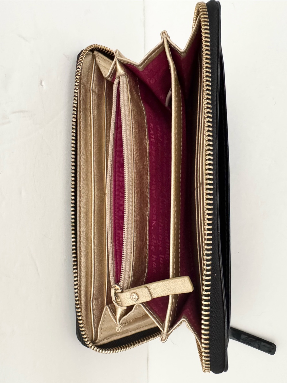 kate spade Chrissy Black Patent Wallet PWRU1184 - Picture 11 of 16